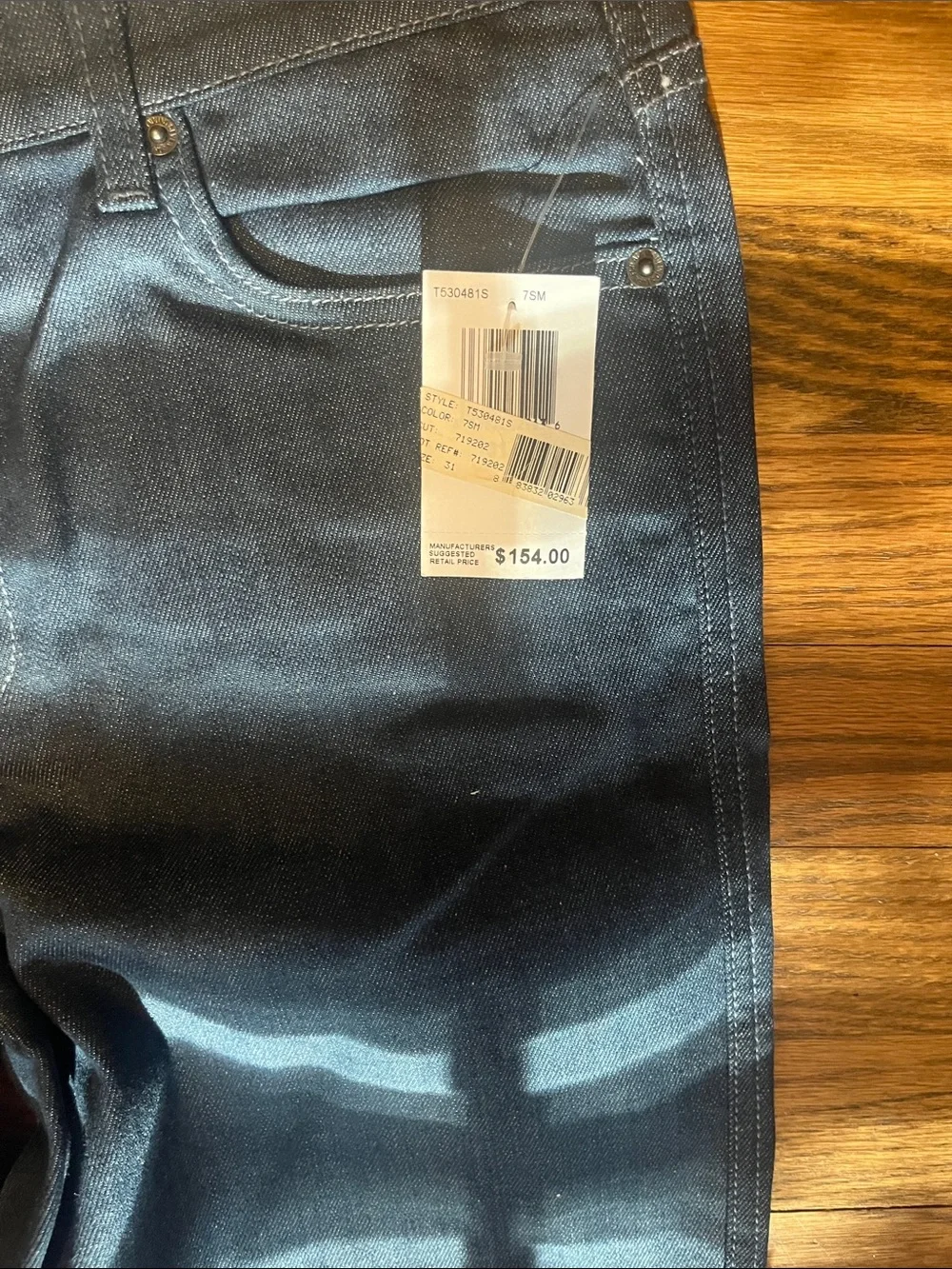 7 For All Mankind Dark Blue Bootcut Jeans
